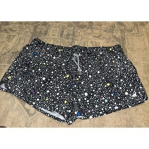 New SURFCUZ Womens Bubble Print Shorts SZ XXL 2XL Black Multi